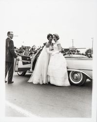 Charlotte Townsend, Miss Sonoma County and Jan, Santa Rosa, California, 1961