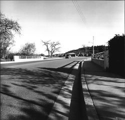Bridge on Oakmont Drive in Oakmont, Santa Rosa, California, 1972