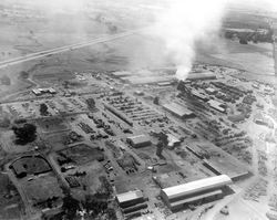 Aerial view of Speed Space buildings and surrounding area