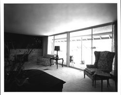 Living room of a home, Santa Rosa, California, 1961