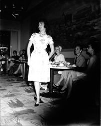 Fashion show at El Rancho, Santa Rosa, California, 1961