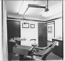 Dental examination room at Spring Creek Plaza, Santa Rosa, California, 1973