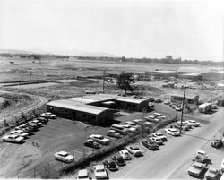 Aerial view of Speed Space buildings and surrounding area