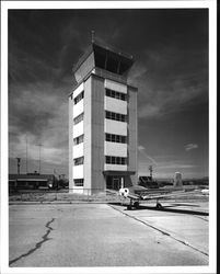 Control tower at Santa Rosa Airport, Santa Rosa, California, 1962