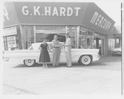 G.K. Hardt Lincoln-Mercury dealership, Santa Rosa, California, 1958