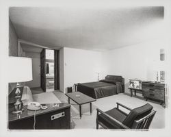 Room at Los Robles Lodge, Santa Rosa, California, 1961