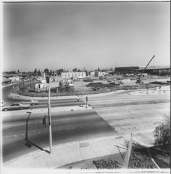 Beginning construction on Santa Rosa Plaza, Santa Rosa, California, 1981