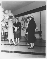 Open house at McKenzie's Children's Bootery, Santa Rosa, California, 1961