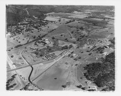 Aerial view looking southeast of Oakmont and Oakmont Golf Course, Santa Rosa, California, 1964