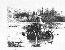 Pumper belonging to the Guerneville Fire Department, Guerneville, California, about 1920