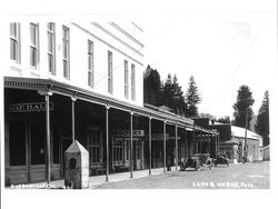 Guerneville, Calif., looking east down Main St