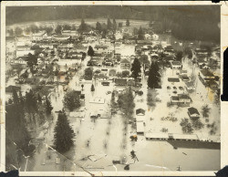 Christmas Day flood in Guerneville, California, December 25, 1955