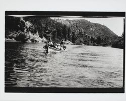 Motor launch Uno on the Russian River at Monte Rio