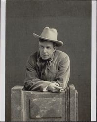 Portrait of stock company actor Evan Harries, Santa Rosa, California, 1907