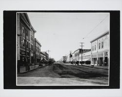 Fourth Street looking west from D