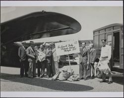 Observation of National Air Mail Week at the Santa Rosa Air Field, Santa Rosa, California, May 19, 1938