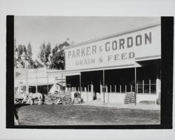 Parker & Gordon Grain & Feed, Petaluma, California, 1900