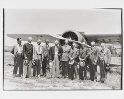 Politicians at airport