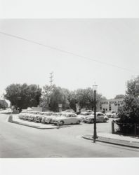 Southwest corner of First and A Streets, Santa Rosa, California, 1963