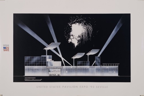 Barton Myers: U.S Pavilion for the World Expo in Seville (Seville, Spain)