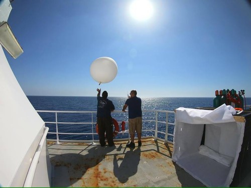 Deploying Weather Balloon