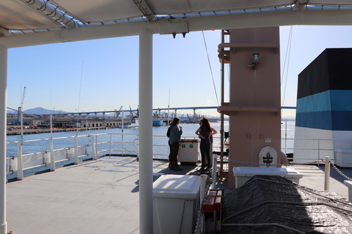 Scientists on Flying Bridge