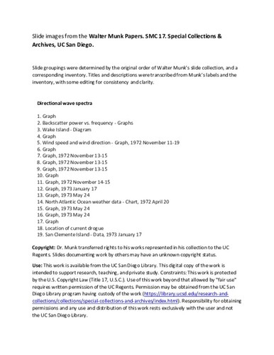 Directional wave spectra - Slides