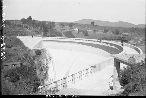 Sweetwater Dam, After Second Enlargement, Made in 1911. California