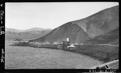 East End of San Fernando Dam, Los Angeles Aqueduct, California