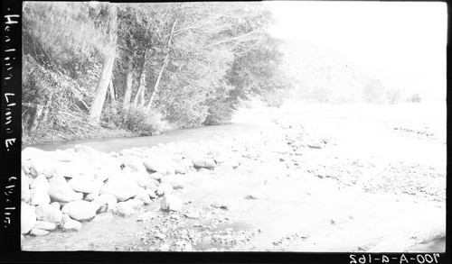 Diversion Dam and Head of East Ditch, Big Rock Creek Irrigation District, Cal