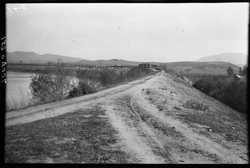 Yorba dam Anaheim Union Water Co. Orange Co. Calif