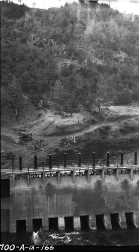 Part of Clear Lake Dam, Yolo Water and Power Company, near Lower Lake, California