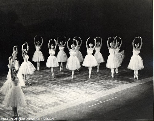 San Francisco Ballet dancers in Balanchine's Swan Lake, circa 1953