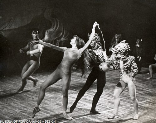 Sally Bailey. Roderick Drew, Michael Smuin, Robert Vickey, and other dancers in Christensen's Original Sin, circa 1961