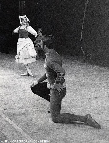 Gail Visentin, Ron Poindexter, and another dancer in Christensen's Lady of Shalott, circa 1960s