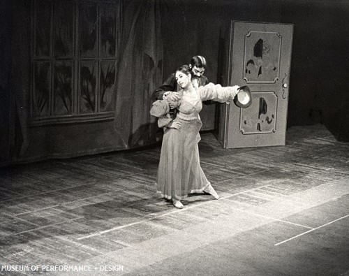 Paula Tracy and San Francisco Ballet dancers in Christensen's Con Amore, circa 1957