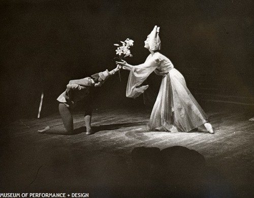 Jocelyn Vollmar and Fiona Fuerstner in Christensen's Lady of Shalott, 1958
