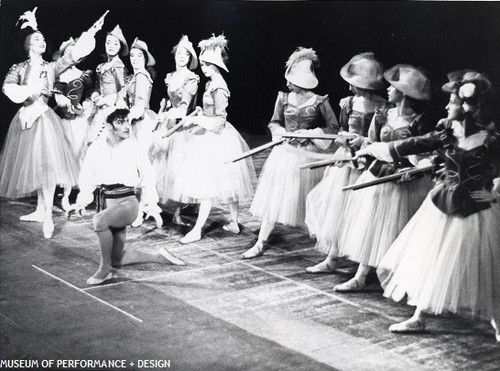 Michael Smuin and San Francisco Ballet dancers in Christensen's Con Amore, circa 1957