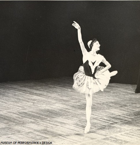 Jocelyn Vollmar in Christensen's Esmeralda Pas de Deux, 1960