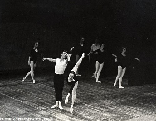 San Francisco Ballet dancers in Balanchine's Symphony in C, circa 1961