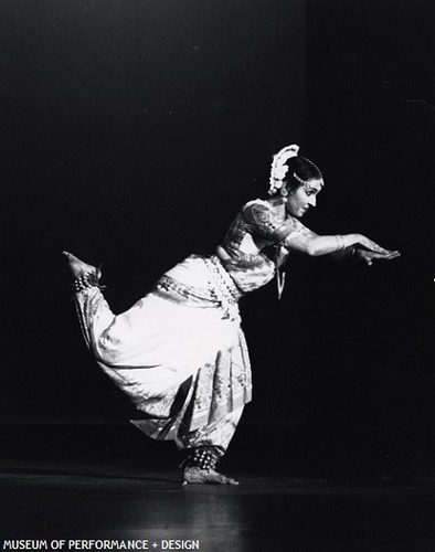 Dancer performing classical Indian dance, undated