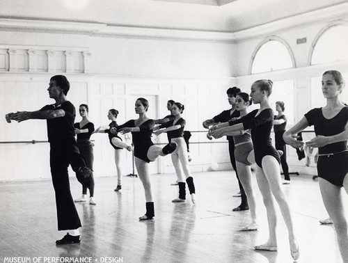 Richard Gibson in class, circa 1978-1981