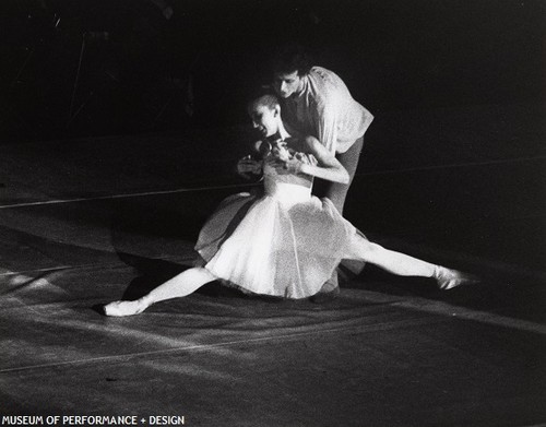 Molly Storey with another dancer, circa 1981-1982