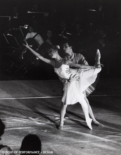 Molly Storey with another dancer, circa 1981-1982