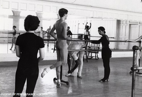 Tina Bernal in class, circa 1978-1981