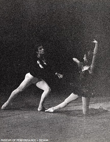 Margot Fonteyn and Rudolf Nureyev in the Black Swan Pas de Deux, 1964