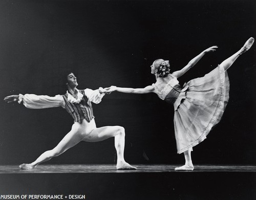 Lynda Meyer and Vane Vest in Christensen's Airs de Ballet, circa 1970s