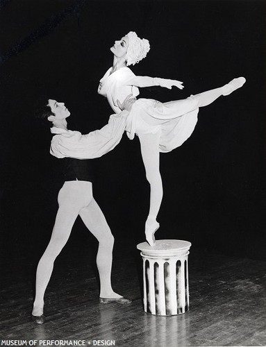 Jocelyn Vollmar and Robert Gladstein in Vollmar's Pygmalion, 1966