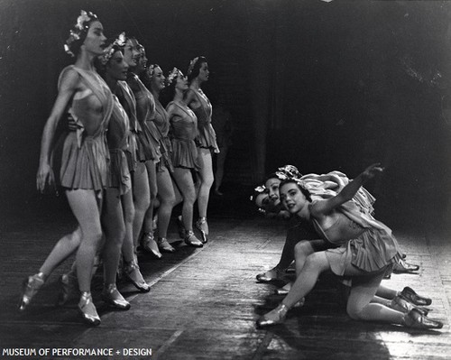 San Francisco Ballet dancers in Balanchine's Serenade, 1952