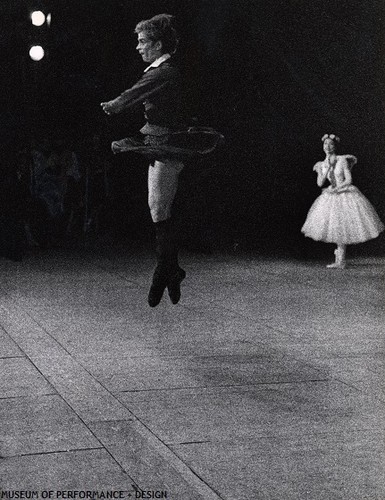 Margot Fonteyn and Rudolf Nureyev in Bournonville's La Sylphide, 1964